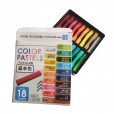 Giz Pastel Seco com 18 Cores