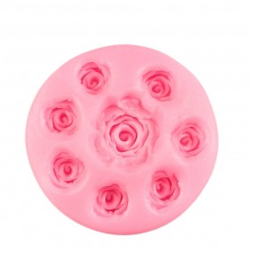 Molde Silicone Mini Rosas