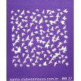 Mini Stencil Andorinhas MB37