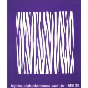 Mini Stencil Zebra MB39