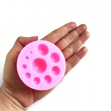 Molde Silicone para fazer Meia Bola